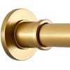 BRIOFOX Shower Curtain Rod Adjustable 18-64 Inch, No Drilling Non