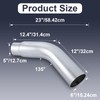 Diesel Exhaust Elbow Tip 5" Inlet /6" Outlet 23" Overall