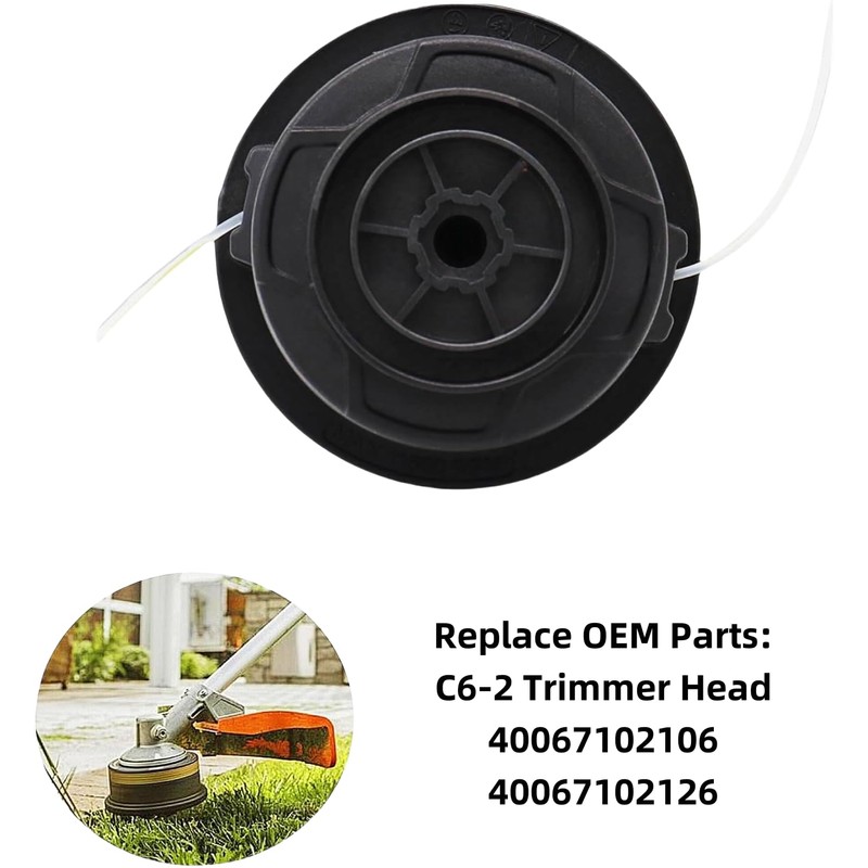 KOIUETUA C6-2 Easy Load Trimmer Head for Stihl FS38 FS40