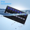 8 Gang Marine Switch Panel, Boat Rocker Switch Panel Waterproof,