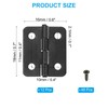 PATIKIL Small Butt Hinges 3/4 Inch, 12 Pack Mini Jewelry