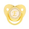 Baby Pacifier with Clip, 26 Letters, Cute, Safe, Non-Toxic, Easy