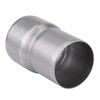 Qiilu 51mm to 60mm Motorcycle Exhaust Adapter Universal Stainless Steel