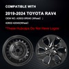 WEISIGAO Wheel Hubcaps Compatible with Toyota RAV4 2019-2024; 17 inch