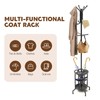 ZYATKSML Coat Rack Freestanding, Coat Stand with Umbrella Holder, Metal
