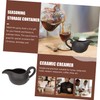 Ipetboom Ceramic Creamer Pitcher for Milk Sauce Spices Elegant Design