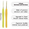 YOJOB 2Pack Size B / 2mm, C / 2.5mm Crochet