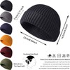 Winter Beanie Hat, Roll up Edge Skullcap Fisherman Beanie, Unisex