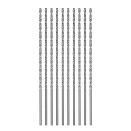 sourcing map 10pcs Extra Long Drill Bits, 2mm HSS Drill Bit with High Speed Steel Straight Shank 100mm Length for Metal Woodwork Plastic Aluminum Alloy
