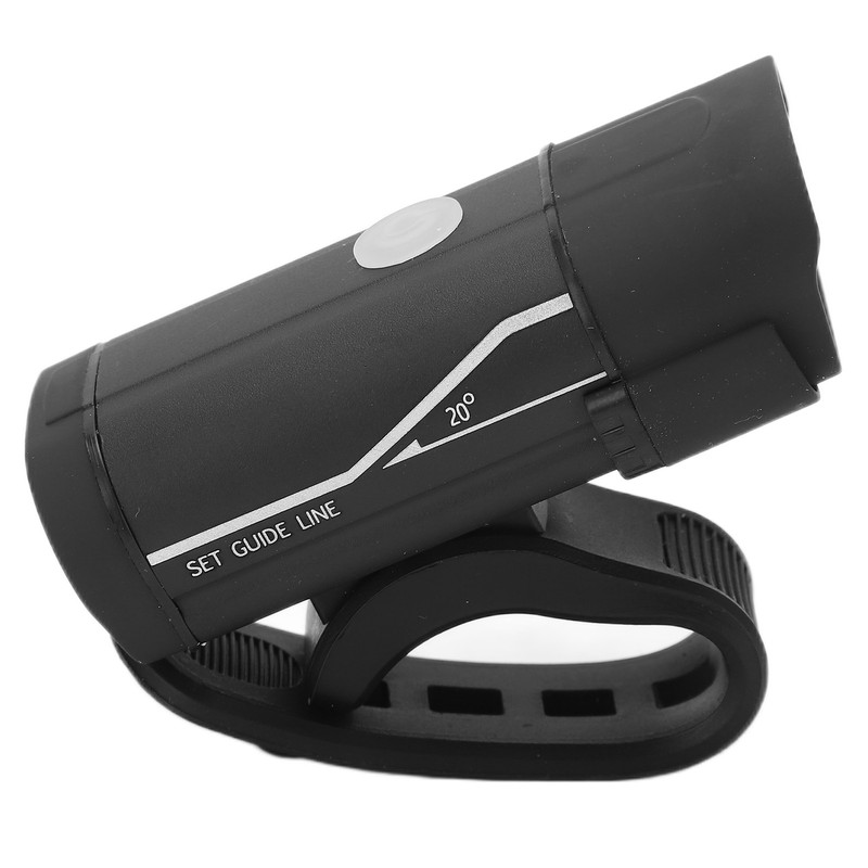 Bike Headlight Aluminum Alloy 5 Levels Black Front Bike Lights