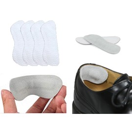 4 Pack Heel Cushion Pads Comfort Grips Insole Men Women Shoe Liner Insert Foot