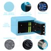 0.23 Cubic Feet Safe Box, Small Safe W/Fireproof Bag, Keys