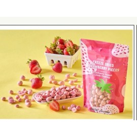 Trader Joe's 2 Packs Trader Joe's Freeze Dried Strawberry Pieces 7 oz Each 🍓🍓