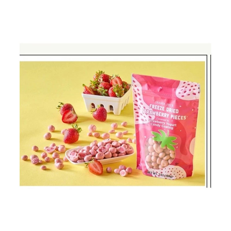 Trader Joe's 2 Packs Trader Joe's Freeze Dried Strawberry Pieces