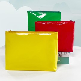 TotePrint Blue Plastic Bag Set of 6 Men and Women Waterproof Bag Can Be Folded, Yellow-6pcs, M