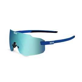 KOO Supernova Sunglasses I 100% UV Protection, Multi-Sport, Running & Cycling Performance Sunglasses - Blue Matt Turquoise