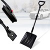 44" Snow Shovel for Car and Ice Scraper, 3-in-1 Snow