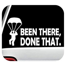 Parachute Skydiving Decal Sticker for Car Window 8.0 Inch BG 330