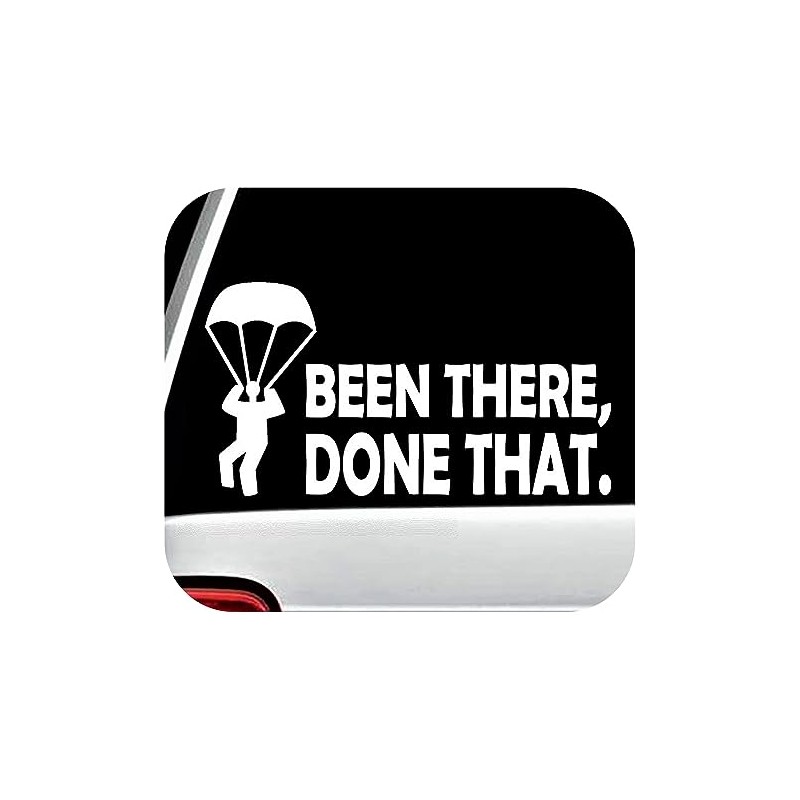 Parachute Skydiving Decal Sticker for Car Window 8.0 Inch BG
