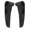 2Pcs Side Mudguard Vent Trim Left Right 20cm Glossy Black