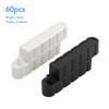 60pcs RC Car Barrier Black White RC Car Race Track