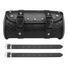 Motorcycle Front Fork Tool Bag Pouch Storage Luggage SaddleBag Leather