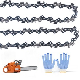 Sägeketten 35 cm 3/8" LP 52 Antriebsglieder, 2 Stück Kettensäge Kette, Kettensägenkette, Rückschlagsarme Kette Kompatibel mit Makita, Bosch, Husqvarna, Einhell, Dolmar, Makita DUC353Z, usw