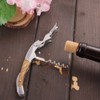Korkenzieher, Smaier Premium All-in-1 Kellnermesser multifunktionaler mit Natur Ebenholzgriff Weinöffner