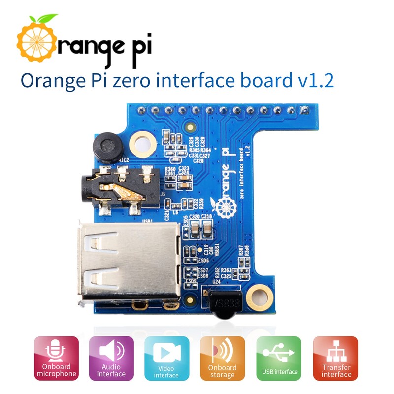Orange Pi Expansion Board for Zero, Plus, and LTS Development
