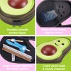 It's Academic Avocado Pencil Case School Supply Bag with Mesh