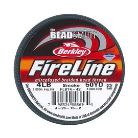 BEADSMITH Fireline (4LB Smoke Gray)