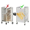 Aerdun Pan Bun Rack Cover, PVC Frosted,High Density Waterproof Bread