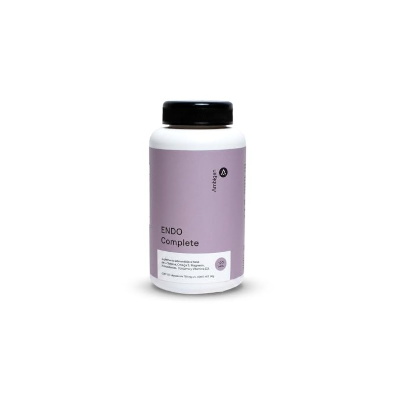 Endo Complete Suplemento Mujer Alimenticio Base Vitaminas Antioxidantes 120 Caps