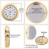 ShoppeWatch Mini Clock Insert Quartz Movement Round 1 7/16" (35mm)