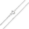 SA Chains 1mm Sterling Silver 925 Italian Diamond Cut Ball