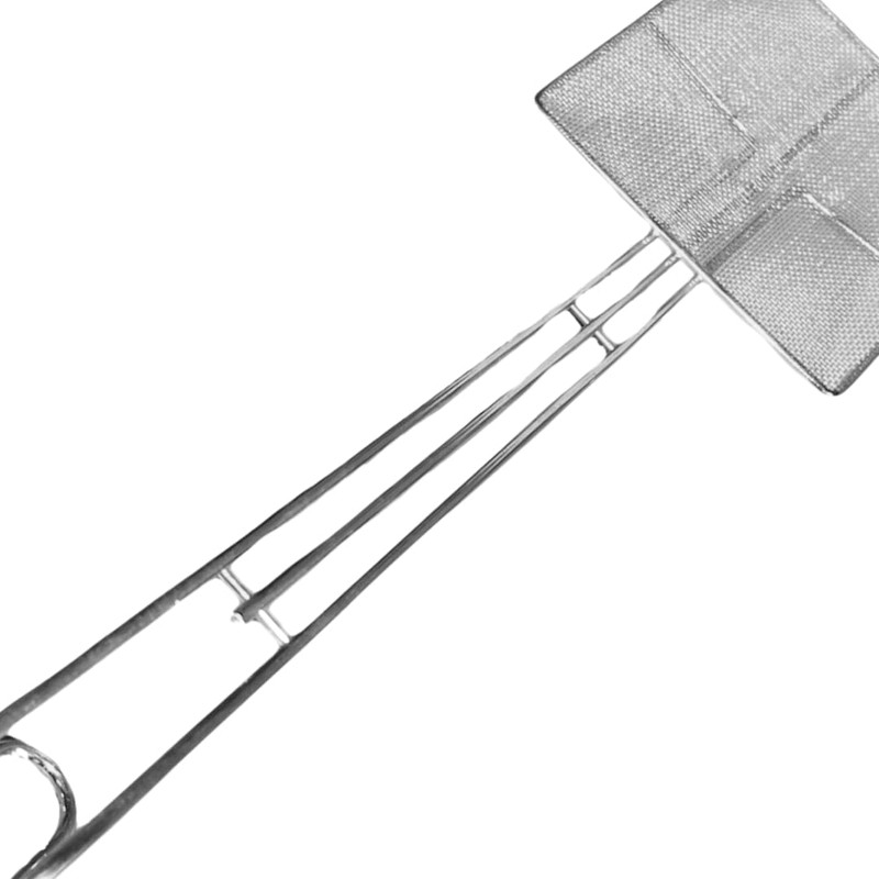 Stainless Steel Skimmer for Fryers (6” x 6”) - Durable