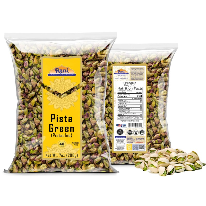 Rani Pista (Pistachio) Green 7oz (200g) ~ All Natural |