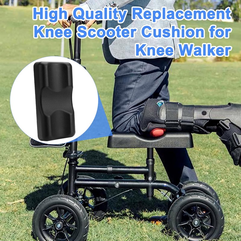 YIBEICO Mobility Knee Scooter Cushion Pad Replacement Part for Knee