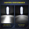 Nilight 6" Oval LED Trailer Tail Lights 10 LED w/Flush