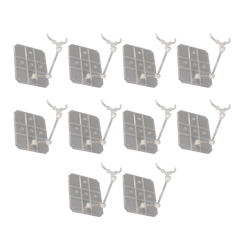 10 Sets Action Figure Stand Transparent Acrylic Anime Figure Display