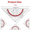 With Handle Plastic Set Square - Geometry Triangle Set for