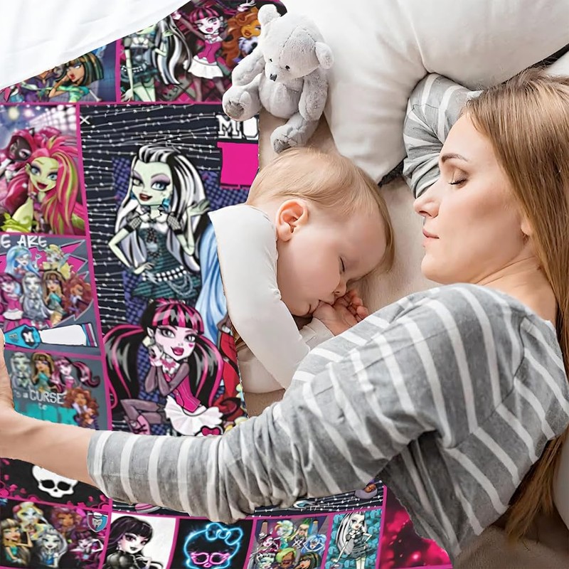 Monster Cuddly Blanket 100 cm x 75 cm Monster Fluffy