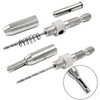 Unlorspy 4Pcs Versatile Sizes HSS Self Centering Drill Bit Set,1/4"