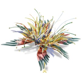 Piececool 3D Puzzles for Adults, 12 Constellation Series - Pisces Wishing Cranes Model Building Kits Challenging Brain Teaser Puzzles for Stress Relief DIY Crafts, Best Gifts, 69Pcs