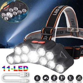 magnus_market 20x LED Work Lamp Flashlight Super Bright Headlamp Rechargeable Headlight Head