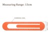 Kozelo 2pcs Metric Straight Ruler - [13cm] Aluminum Scales on