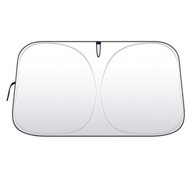 1-Satz Sonnenschutz Auto Frontscheibe, Faltbare Auto Sonnenschutz Frontscheibe, Anti Starkes Licht und Hitzeschutz Sonnenblende, Größe 57.09 × 31.50 Zoll