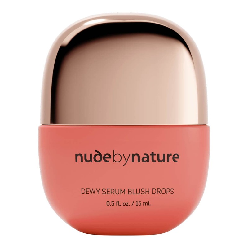Nude By Nature Dewy Serum Blush Drops, 01 Pink Petal