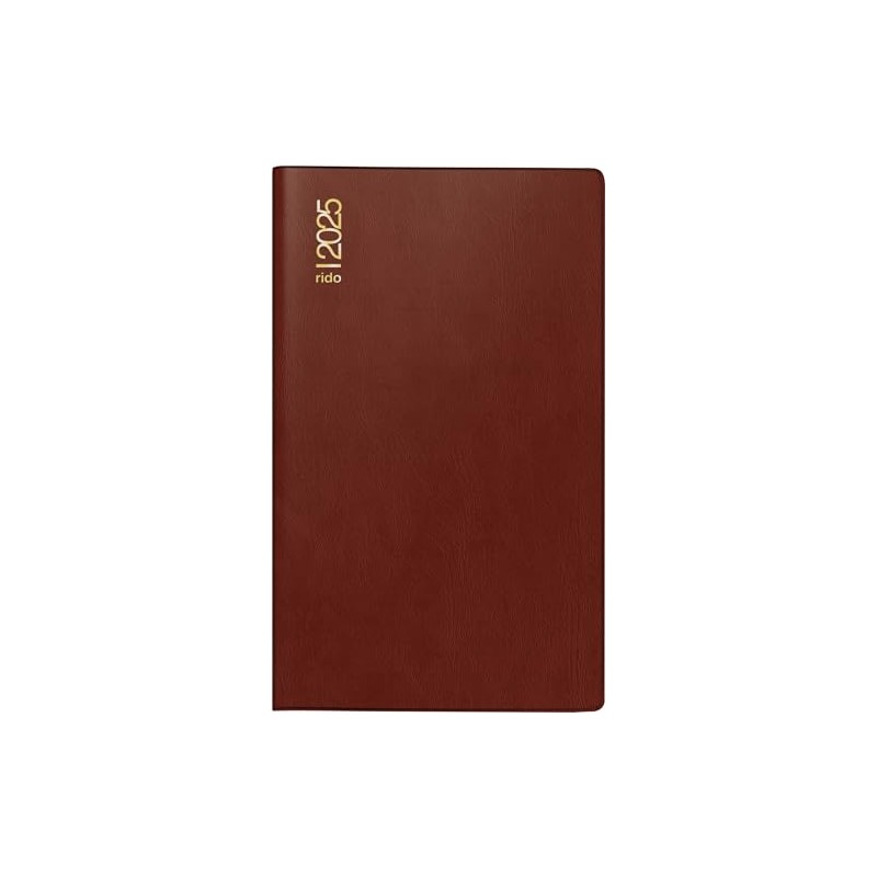 rido/idé Pocket Diary Model GILET Planner (2025), 2 Pages =