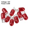 X AUTOHAUX 10pcs DC 12V T10 W5W LED Incandescent Dashboard